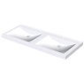 KWC DVS Miranit Double Quadro Wash Basin KWC DVS Miranit Double Quadro Wash Basin