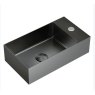 Gunmetal grey bottle filler basin