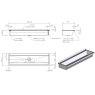 Stainless Steel Junior Wash Trough 370mm Projection Stainless Steel Junior Wash Trough 370mm Projection