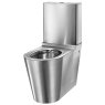 stainless steel close coupled toilet