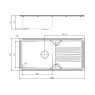 Inset Single Bowl Single Drainer Kitchen Sink Inset Single Bowl Single Drainer Kitchen Sink