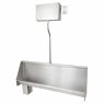 Stainless Steel Vandal Resistant Trough Urinal Bundle Stainless Steel Vandal Resistant Trough Urinal Bundle