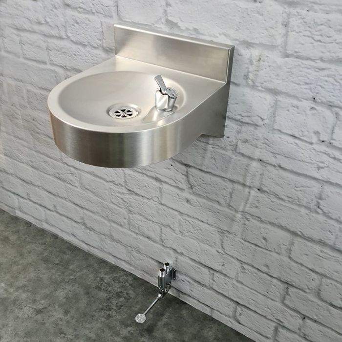 Stainless Steel Drinking Fountains For Schools & Colleges with Foot Pedal image