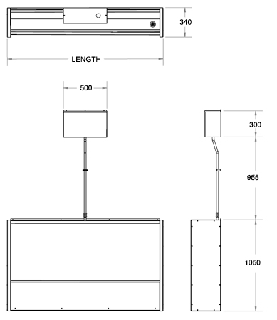 floorstanding slab urinal dimensions