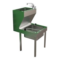 stainless steel janitorial unit