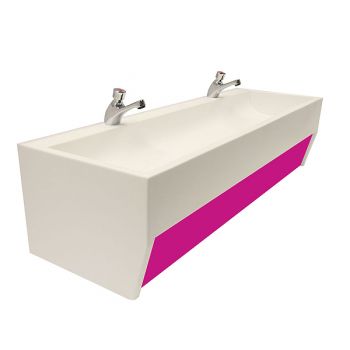 junior solid surface trough sinks