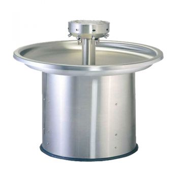 8 person circular stainless steel washfountain