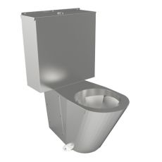stainless steel close coupled WC suite