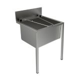 stainless steel large cleaners sink