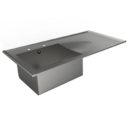 Inset Single Bowl Single Drainer Sink image