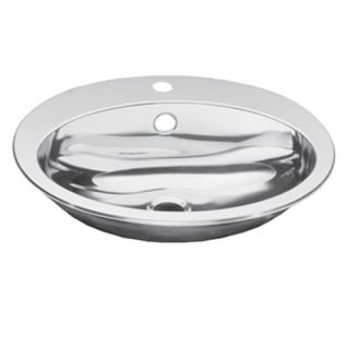 Stainless Steel Inset Oval Wash Basin image