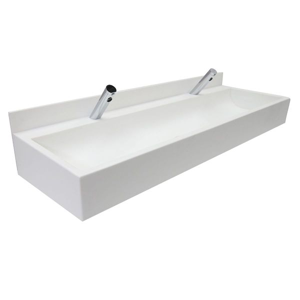 Solid Surface Sit-On Trough Sinks image