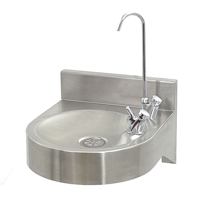 Combination Stainless Steel Drinking Fountain and Bottle Filler  image